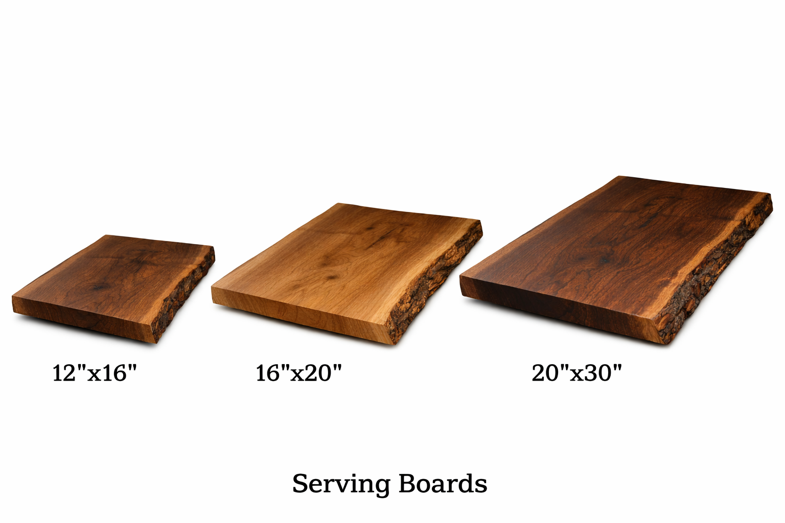 Custom Epoxy Wood Serving Boards