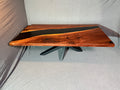 Black Walnut and Epoxy River Coffee Table
